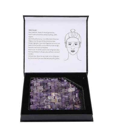 Amethyst Jadestone Eye Relax Mask - Natural Face Massager for Dark Circle Reduction - Buy Online on SooperMarket.com