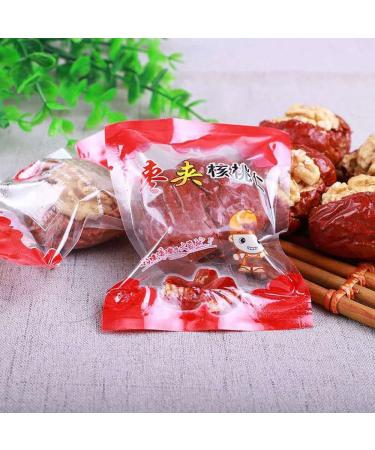 Grey jujube with walnuts 17.6 oz/500 g stuffed dates clip walnut independent small packaging casual snacks jujube dates and walnuts Fruit snacks seedless walnuts and dates red dates and dried fruits - Buy Online on SooperMarket.com