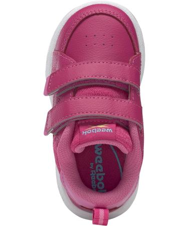Reebok Baby Weebok Clasp Low Sneakers - Size 3.5 UK Child - Pursuit Pink - Buy Online on SooperMarket.com