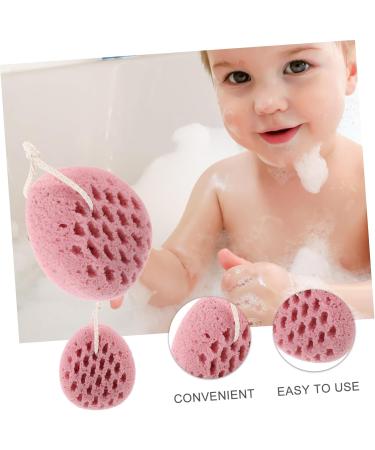 KOMBIUDA Bath Sponge Ball Body Scrub Sponge Mesh Pouf Bath Scrunchies Loofah Scrub Body Sponges for Shower Sponge Loofah Scrubber Exfoliating Sponge Cute Bath Wipe Polyurethane Child Pink - Buy Online on SooperMarket.com
