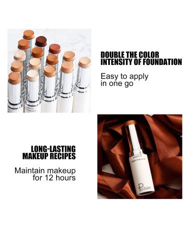 OKENTEN Concealer Stick - Full Coverage Under Eye Makeup for Dark Circles - 0.28 oz Tube - Moisturizing Formula - Cool Ivory Shade - Buy Online on SooperMarket.com
