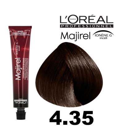 L'Oreal Professionel MAJIREL Tintura per Capelli 50ml - 4.35 Castano Dorato Mogano