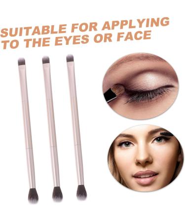 Gogogmee 20pcs Double Brush Makeup Brush Eye Shadow Brush Beauty Tools Makeup Supplies Golden - Buy Online on SooperMarket.com