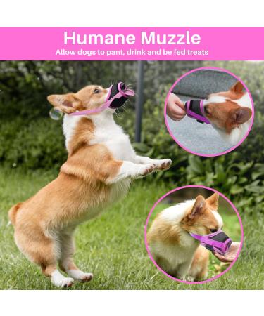 Singwow Adjustable Dog Muzzle | Prevent Biting, Barking, Chewing | Air Mesh Breathable | Small Medium Large Dogs (S) - Buy Online on SooperMarket.com