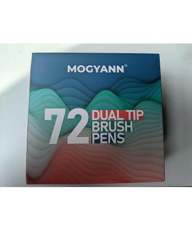 Mogyann Markers for Adult Coloring 72 Coloring Pens Dual Tip Brush Markers for Coloring Books 72 Black - Buy Online on SooperMarket.com