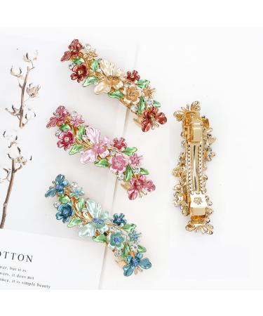 inSowni 4 Pack Luxury Glitter Butterfly Rhinestone Hair Clips for Women and Girls - Buy Online on SooperMarket.com