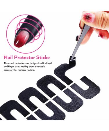 FRCOLOR 300 Sheets Nail Protection for Gel Polish Cuticle Protection for Nail Polish Protective Cover Nail Tape Safety Mask Nail Polish Protection Sticker Tool Protection Manicure 3.00X2.50X0.10CMx3pcs As shown x 3 pieces - Buy Online on SooperMarket.com