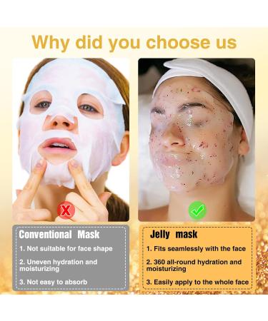 Buy Professional Rose Jelly Masks for Facials | Bulk Jelly Mask Powder for Natural Skin Care - GOLD - Buy Online on SooperMarket.com