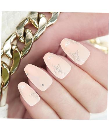 WOFASHPURET 1 Set Nail Patch Nail Files Fingernail File French Decor Nail Decals Full Cover Nails Diy Nail Accessory Salon Diy Nail Decor Fake Nail Stickers X4 Girl - Buy Online on SooperMarket.com