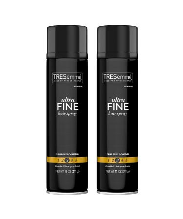 TRESemm Tres Two Ultra-Fine Aerosol Hair Spray Salon Quality Hairspray Delivers a Firm Hold in an Ultra-Fine Mist Hair Stays in Place Looks & Feels Soft and Shiny 2 pk - 11 oz each 11 Fl Oz (Pack of 2)