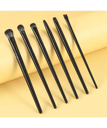 Versatile 6pcs Eye Makeup Brush Kit | Premium Quality Fluffy Detail Brushes for Perfect Cosmetics Application - Buy Online on SooperMarket.com