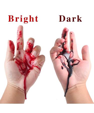 Go Ho Stage Fake Blood Washable (0.5 oz) - Edible & Realistic Effect for Halloween Cosplay SFX - Zombie, Vampire Special Effects Makeup - Buy Online on SooperMarket.com