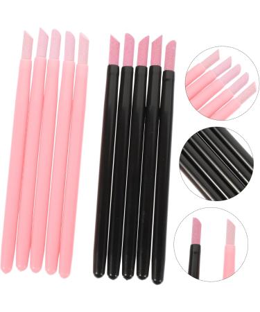 HAPINARY Cuticle Pusher 2 Sets Nail Quartz Pen Single-headed Manicure Pen Pumice Nail File Nail Polish Pen Nail Art Sculpture Pen Nail Art Pen Cuticle Cleaner Pp Exfoliating Sanding Pen - Buy Online on SooperMarket.com