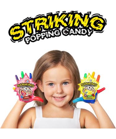 Striking Popping Candy Green Apple Flavour 15g (Pack of 4) - Buy Online on SooperMarket.com