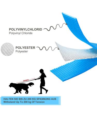 Toozey Waterproof Dog Drag Line - 3m to 20m Leashes Robust Training Lines for All Dog Sizes Includes Hand Loop & Mains Bag - Perfect for Reliable Outdoor Training - Buy Online on SooperMarket.com