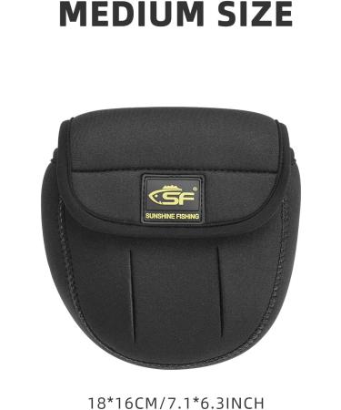 SF Spinning Reel Cover Case Bag Pouch Glove - Fits 1000-3000 Series Reels - Black - Buy Online on SooperMarket.com