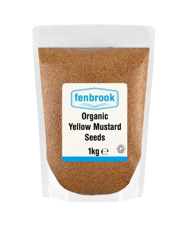 Organic Yellow Mustard Seeds 1kg | Certified Organic by Fenbrook Organic