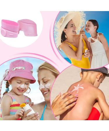 Sunscreen Brush | Foundation Brush for Sunscreen Precise Control - Quick-Drying Fiber Bristles Cosmetic Brushes for Liquid Foundation Contour Pink - Buy Online on SooperMarket.com