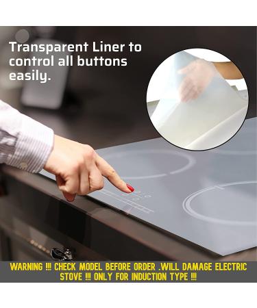 Large Induction Stove Protector Liner - Heat Resistant 260C - Easy Clean - Scratch and Dirt Prevention - Cut-to-Fit Roll Size (63x21) - Buy Online on SooperMarket.com