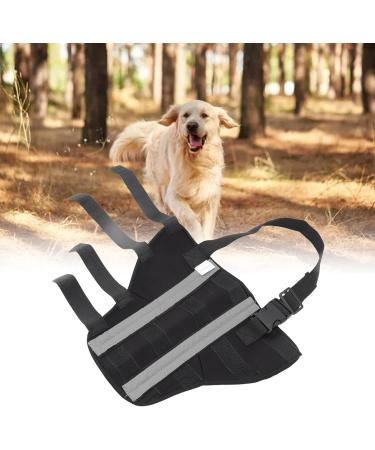 Dog Rear Leg Protector Dog Safe Neoprene Material Rear Leg Support Prevent Licking for Injury Recovery (L) - Buy Online on SooperMarket.com