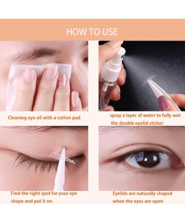 Jeanssar Water Eyelid Tape 920 Pcs - Instant Eye Lift for Hooded & Mono-Eyelids - Buy Online on SooperMarket.com