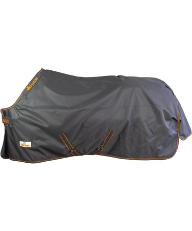 Marengos by Bucas Winter Blanket 1200D | Breathable & Waterproof 155cm Irish Turnout | Gray/Orange 100g/m Filling - Buy Online on SooperMarket.com