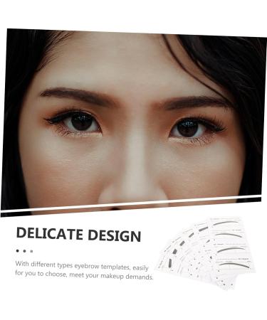 Angoily 6 Pcs Ladies Suits Disposable Makeup Eyebrow Sticker Tool Make up Eyebrow Pencil Girl - Buy Online on SooperMarket.com