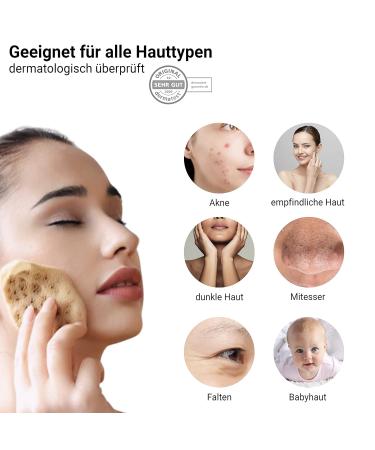 Tom & Pat Natural Face Sponge Reusable Dermatologist Approved for Makeup & Facial Cleaning | Eco-Friendly Skincare Tool from Greece | Buy Now! - Buy Online on SooperMarket.com