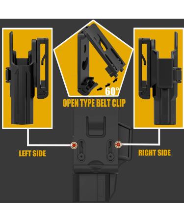 PISOLHO Glock 19/23/32(Gen1-5) 19X 45 Elite Force Fast Draw Holster RH - Buy Online on SooperMarket.com