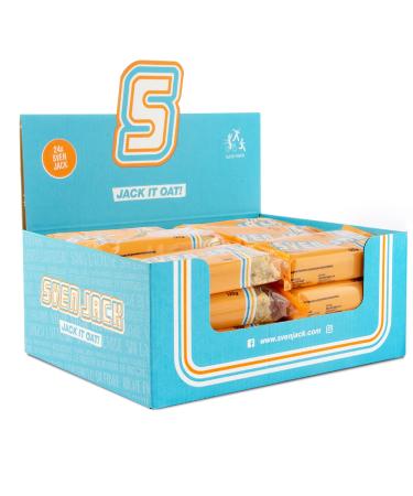Sven Jack (Energy Cake) - Apricose 12x 125g (1.5kg) - Fitness bar from oatmeal with long -chain carbohydrates - energy & endurance bars for everyday life with less sugar apricot 125 g (12 pack)