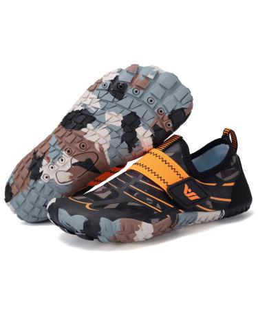 CIOR Boys & Girls Water Shoes Sports Aqua Athletic Sneakers Lightweight Sport Shoes(Toddler/Little Kid/Big Kid) 10.5 Little Kid 01.m.brown.orge