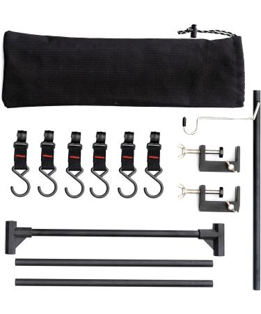 Folding Camping Hanging Rack | Portable Collapsible Lantern Stand Pole Holder - Buy Online on SooperMarket.com