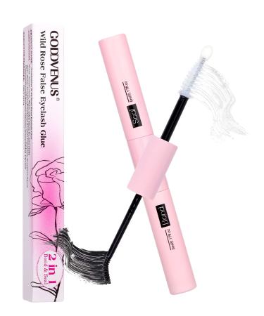 Goddvenus Lash Bond and Seal Cluster Lash Glue 48h Long Lasting Eyelash Extension Glue  Waterproof Eye Lash Glue for DIY False Lashes