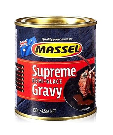 Massel Gravy Powder - Vegan Gluten Free Kosher Certified Supreme Flavour -  130g Pack of 1 Instant Gravy Mix Supreme 130 g (Pack of 1)