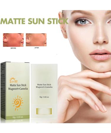 18g Sunblock Stick Matte Moisturizing UV Protection Lightweight Facial Sunscreen Stick for Women - Buy Online on SooperMarket.com