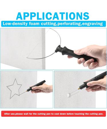 Aolloa 4 in 1 Hot Foam Cutter Set with Digital Voltage Controller | Electric Cutting Machine Pen Kit for Polyethylene Styrofoam Carving - Buy Online on SooperMarket.com