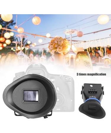 Camera Viewfinder Black 3X Amplification Factor Camera Screen Viewfinder for Camera Camcorder with 3in/3.2in Screen SLR Viewfinder for LCD Screen SLR Cameras Mirrorless Cameras - Buy Online on SooperMarket.com