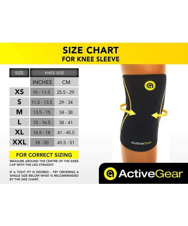 ActiveGear Heavy Duty Knee Brace Support | Neoprene Sport Compression Sleeve - Buy Online on SooperMarket.com