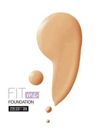Maybelline Fit Me Dewy + Smooth Foundation 2-Pack - 228 Soft Tan - Buy Online on SooperMarket.com