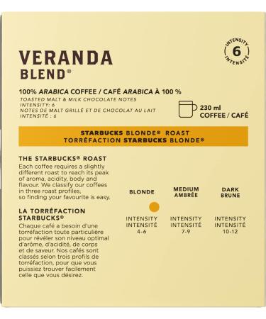 STARBUCKS Veranda Blend for Nespresso Vertuo Blonde Roast Coffee Pods 8 K-Cup Capsules Pack of 4 - Buy Online on SooperMarket.com