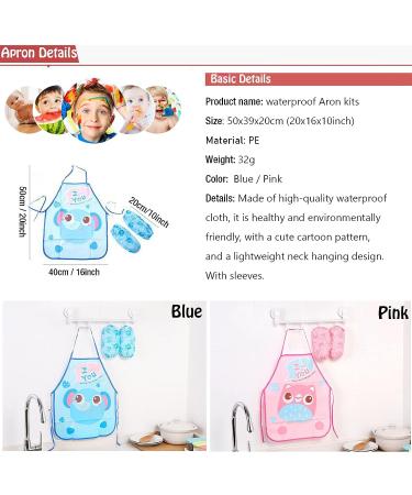 Silicone Painting Mat Kit | Apron, Oversleeve, Brushes | Craft Mats for Kids | 20x16 Inches | Resin Mat | DIY Projects | Pink - Buy Online on SooperMarket.com