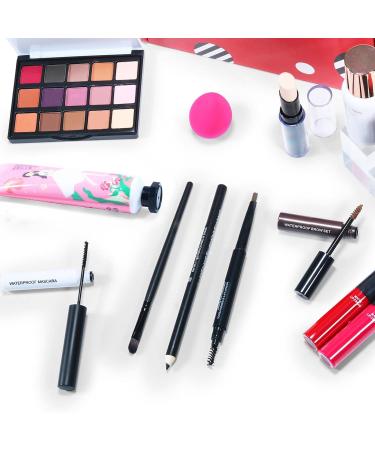 Fowybe 14-Part Make-Up Kit | Multi-Purpose Palette for Teens | Eyeshadow Lip Gloss Powder Concealer & More Perfect Make-Up Set for All Occasions - Buy Online on SooperMarket.com
