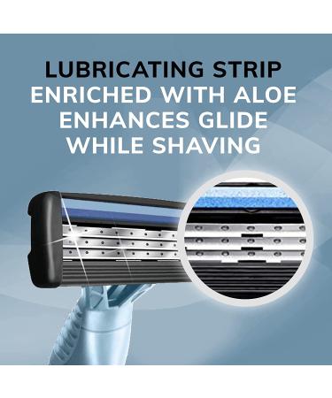 BIC Flex 3 Titanium Men's Disposable Razors - 8 Piece Kit for Face and Body Shaving - Buy Online on SooperMarket.com