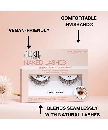Ardell Naked Lashes 420 - Natural Look False Eyelashes for Effortless Glamour - Buy Online on SooperMarket.com