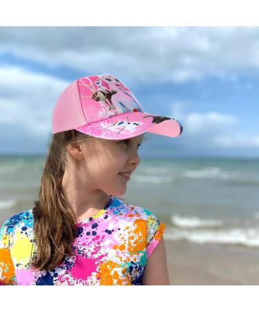 Buy Froze Baseball Cap for Girls | 2-Piece Summer Adjustable Hats with Cartoon Print & UV Protection - Buy Online on SooperMarket.com