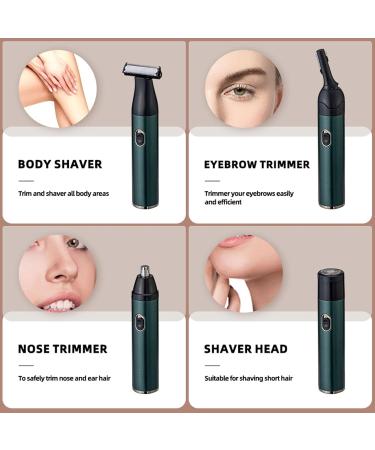 4 in 1 Electric Body Hair Trimmer for Women - Wet & Dry Rechargeable Groomer | Shop Internationally - Buy Online on SooperMarket.com