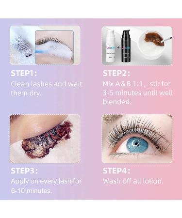 Libeauty Eyelash Black Color Kit - Salon Quality, Easy DIY at Home - 15ml Airless Pump Bottle - Buy Online on SooperMarket.com