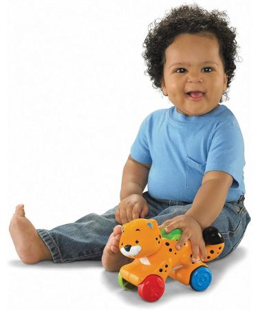 Fisher-Price Amazing Animals Press and Go Cheetah | Best Baby Toddler Toy (6-36 Months) - International Shipping Available - Buy Online on SooperMarket.com