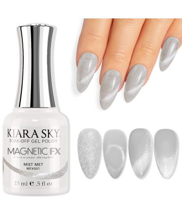 KIARA SKY Soak Off Gel Polish UV LED Magnetic FX 0.15 fl oz (Mist Me)