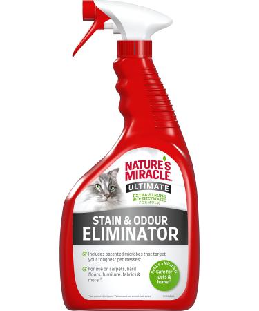 Nature s Miracle Ultimate Flecken- & Smell remover cat - enzyme cleaner for the removal of stubborn stains odor neutralizers with fresh air 946 ml